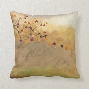 Cojín Decorativo Impresionante caída del otoño deja un derrame deco