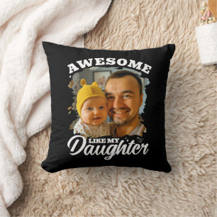 Cojín Decorativo Impresionante Como Mi Hija Foto Personalizada de P