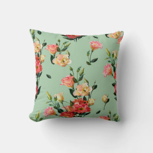 Cojín Decorativo Impresionante estampado floral al estilo victorian