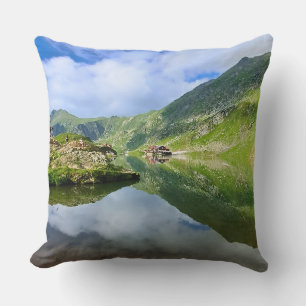 Cojín Decorativo Impresionante lago Balea Rumania – Fotografía alpi