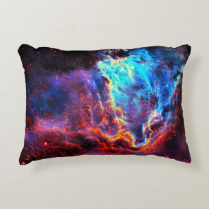 Cojín Decorativo Impresionante nebulosa de estrella compuesta por c