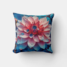 Cojín Decorativo Impresionante obra de arte floral