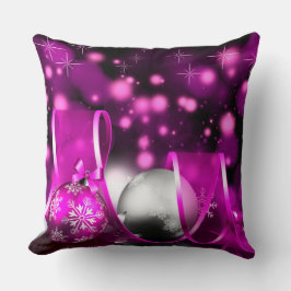 Cojín Decorativo Impresionante tono morado de NavidadAlmohada