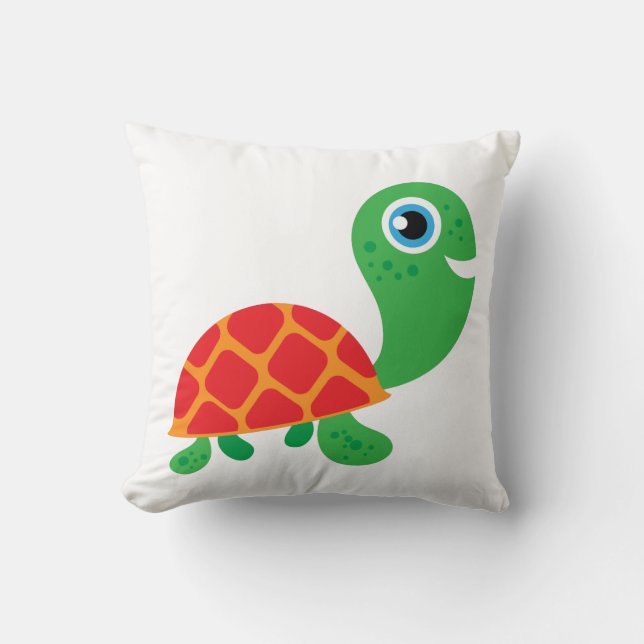 Cojín Decorativo Impresionante tortuga (Anverso)
