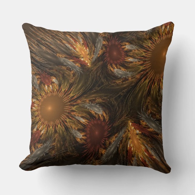 Cojín Decorativo Impresiones de girasol (Anverso)