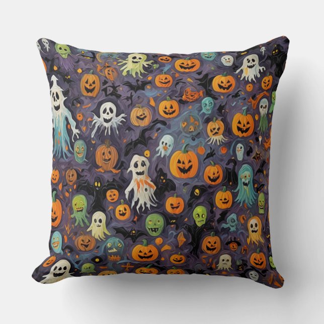 Cojín Decorativo Impresionismo derritiendo diseño fantasma (Anverso)