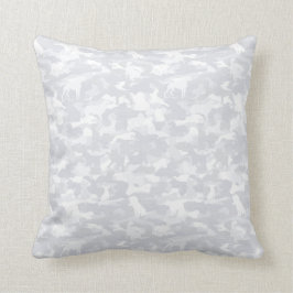 Cojín decorativo impreso de perro y de mono