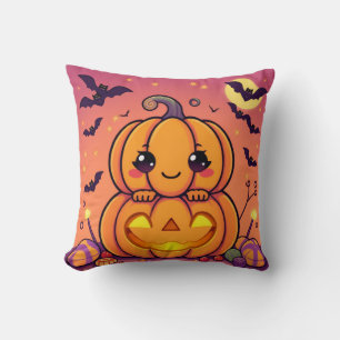 Cojín Decorativo Imprimir calabaza de Halloween