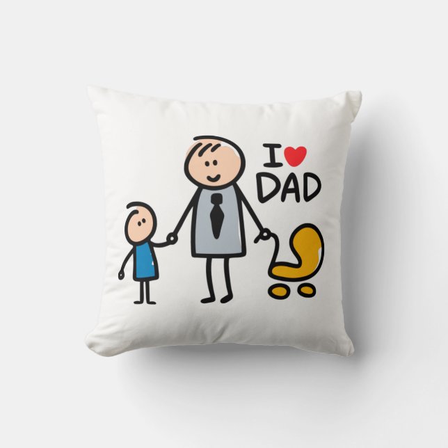 Cojín Decorativo Imprimir Papa Amor (Anverso)