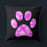 Cojín Decorativo Imprimir trazo<br><div class="desc">¡Diseño de papel divertido para amantes de los animales!</div>