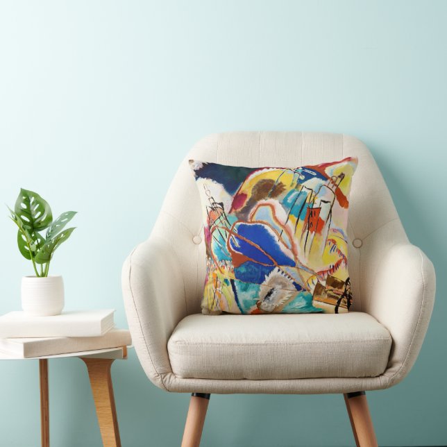 Cojín Decorativo Improvisación 30 (Cañones) de Wassily Kandinsky (Silla)