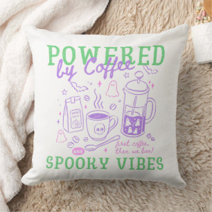 Cojín Decorativo Impulsado Por Café Y Vibraciones Espeluznantes Hal