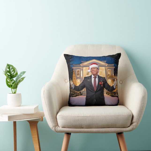 Cojín Decorativo Inauguración del presidente navidades Donald Trump (Silla)
