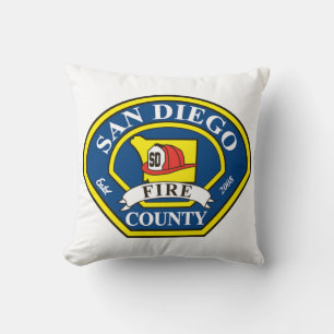 Cojín Decorativo Incendio del condado de San Diego