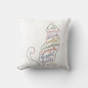 Cojín Decorativo Incluso las criaturas más pequeñas llevan los cora