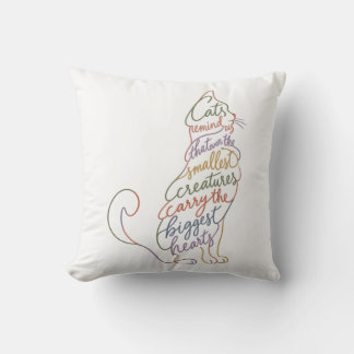 Cojín Decorativo Incluso las criaturas más pequeñas llevan los cora