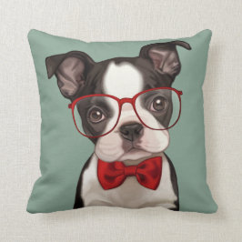Cojín Decorativo Inconformista Boston Terrier