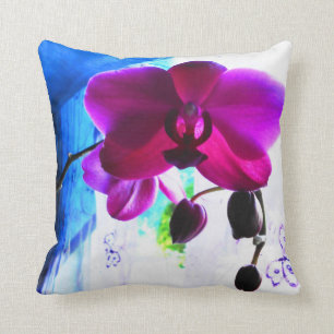 Cojín Decorativo Increíble fotografía de orquídea Phalaenopsis exót