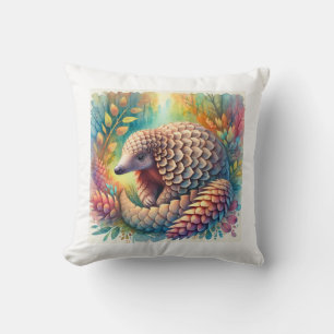 Cojín Decorativo Indian Pangolin 170724AREF116 - Watercolor