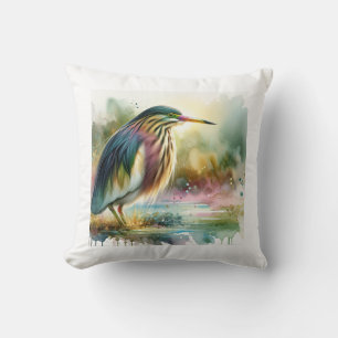 Cojín Decorativo Indian Pond Heron 130924AREF111 - Watercolor