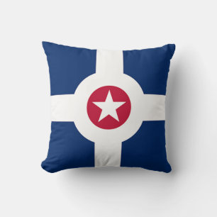 Cojín Decorativo Indianápolis, bandera estadounidense MoJo Pillow
