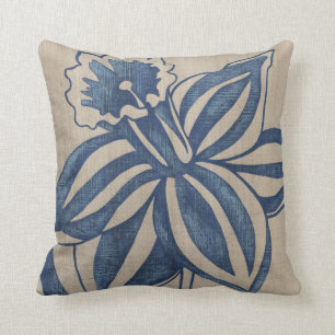Cojín Decorativo Indigo Daffodil