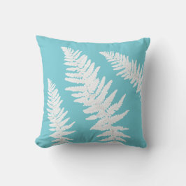 Cojín Decorativo Indigo Fern Botánico Toss Pillow