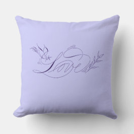 Cojín Decorativo Indigo Lovebird Pillow