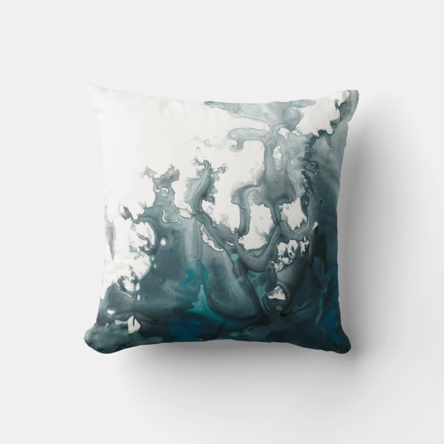 Cojín Decorativo Indigo Tempest (Anverso)