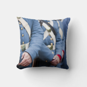 Cojín Decorativo Infantes de marina civiles de la Guerra-era de los