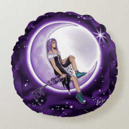Cojín decorativo infantil Purple Moon
