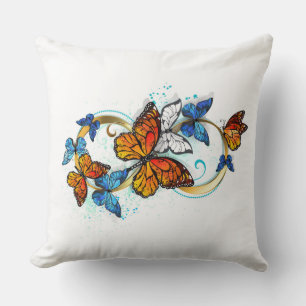 Cojín Decorativo Infinidad de Mariposas Monarca