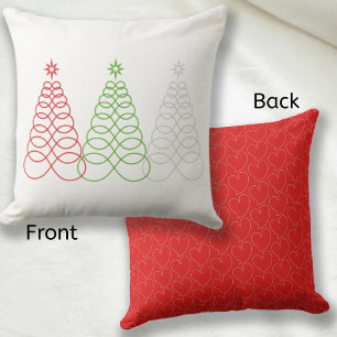 Cojín Decorativo Infinite Love Christmas Tree - MultiColor - RedB