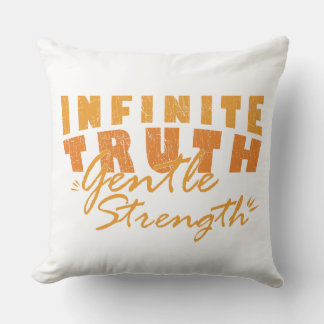 Cojín Decorativo Infinite Truth, Gentle Strength  Throw Pillows