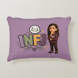 Cojín Decorativo INFJ — A Guardiã das Ideias