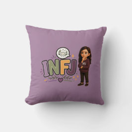 Cojín Decorativo INFJ — A Guardiã das Ideias