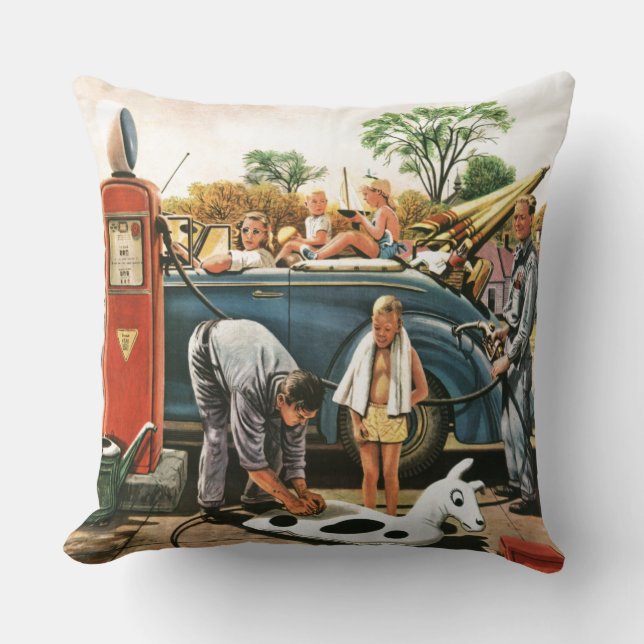 Cojín Decorativo Inflación del juguete de la playa (Anverso)