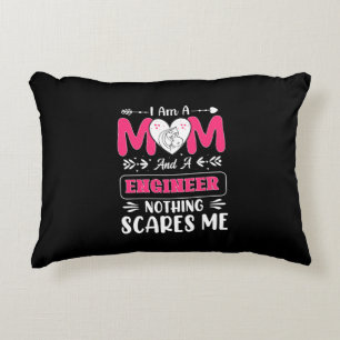 Cojín Decorativo Ingeniera divertida mamá, ingeniera mamá