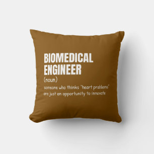Cojín Decorativo Ingeniería biomédica Definición Nerd