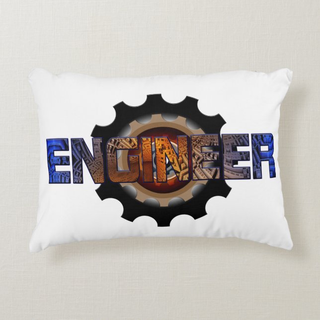 Cojín Decorativo Ingeniero (Anverso)