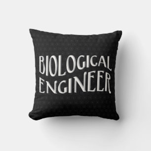 Cojín Decorativo Ingeniero Biológico Texto