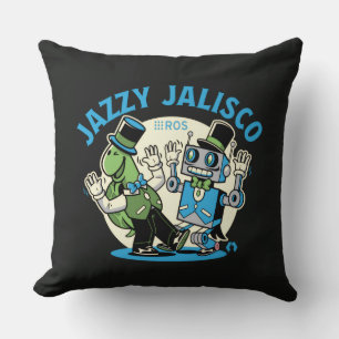 Cojín Decorativo Ingeniero de robótica ROS 2 Jazzy Jalisco Robot
