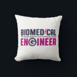 Cojín Decorativo Ingeniero Geek Funny Mayor Ingeniería Biomédica<br><div class="desc">Ingeniero Biomédico Impresionante No Es Un Título Oficial De Trabajo. Diseño gracioso y humorístico para ingenieros biomédicos expertos y nerd. Esta mercadería genial e impresionante es para aquellos que trabajan en ingeniería biomédica o en disciplinas de ingeniería. Perfecto para los que disfrutan del humor, los juegos de palabras, los chistes...</div>