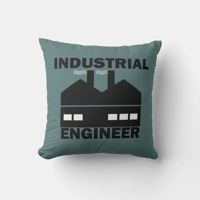 Cojín Decorativo Ingeniero industrial (Anverso)