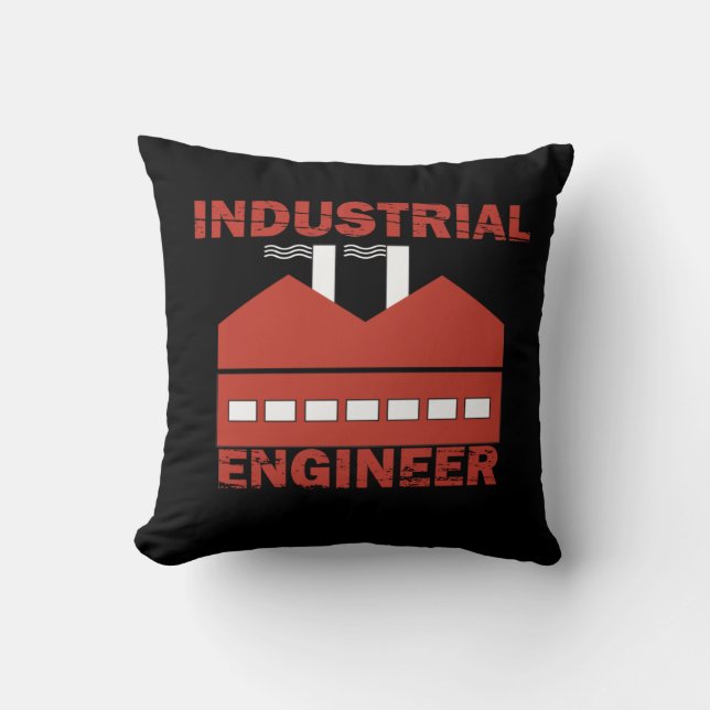 Cojín Decorativo Ingeniero industrial (Anverso)