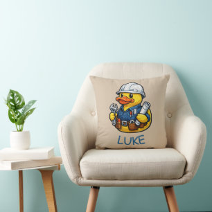 Cojín Decorativo Ingeniero Pato de Goma