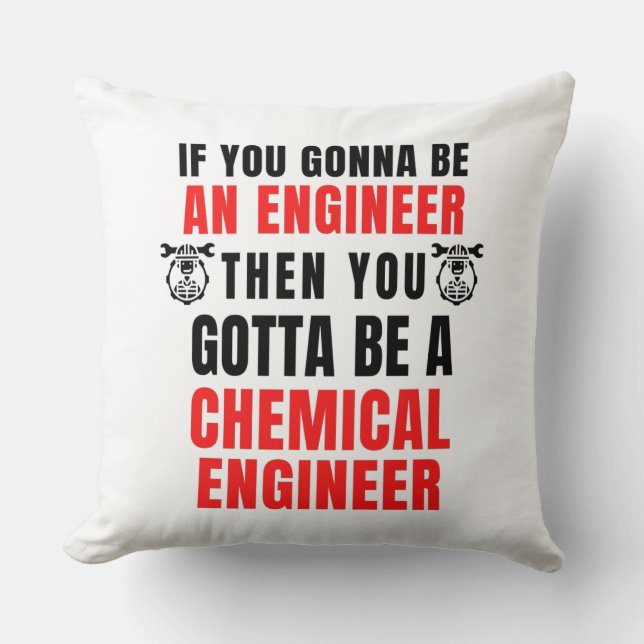 COJÍN DECORATIVO INGENIERO QUÍMICO (Anverso)