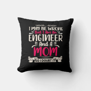 Cojín Decorativo Ingeniero, Soy Ingeniero Y Mamá