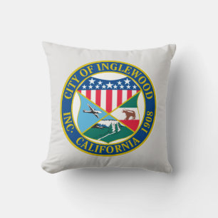 Cojín Decorativo Inglewood California City Seal
