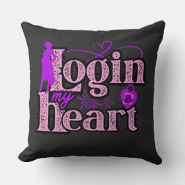 Cojín Decorativo Ingresa a mi corazón. El día de San Valentín .Cojí